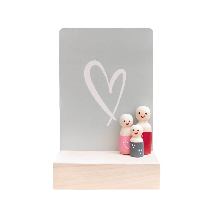 kaarthouder met pegdolls