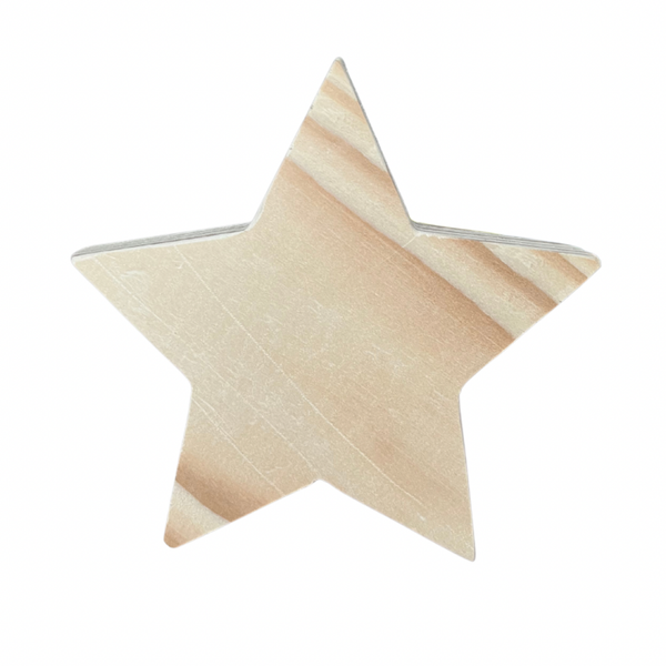 Houten ster groot