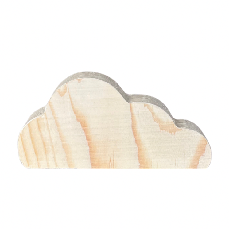 Houten wolk klein