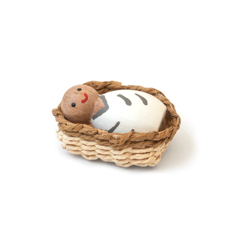 Houten babypoppetje -peg dolls