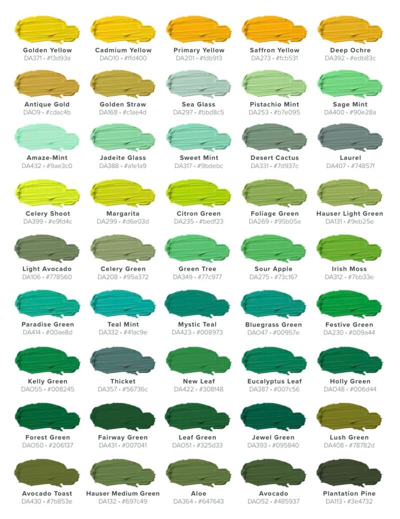 DecoArt Americana acrylverf kleurenkaart blz.3