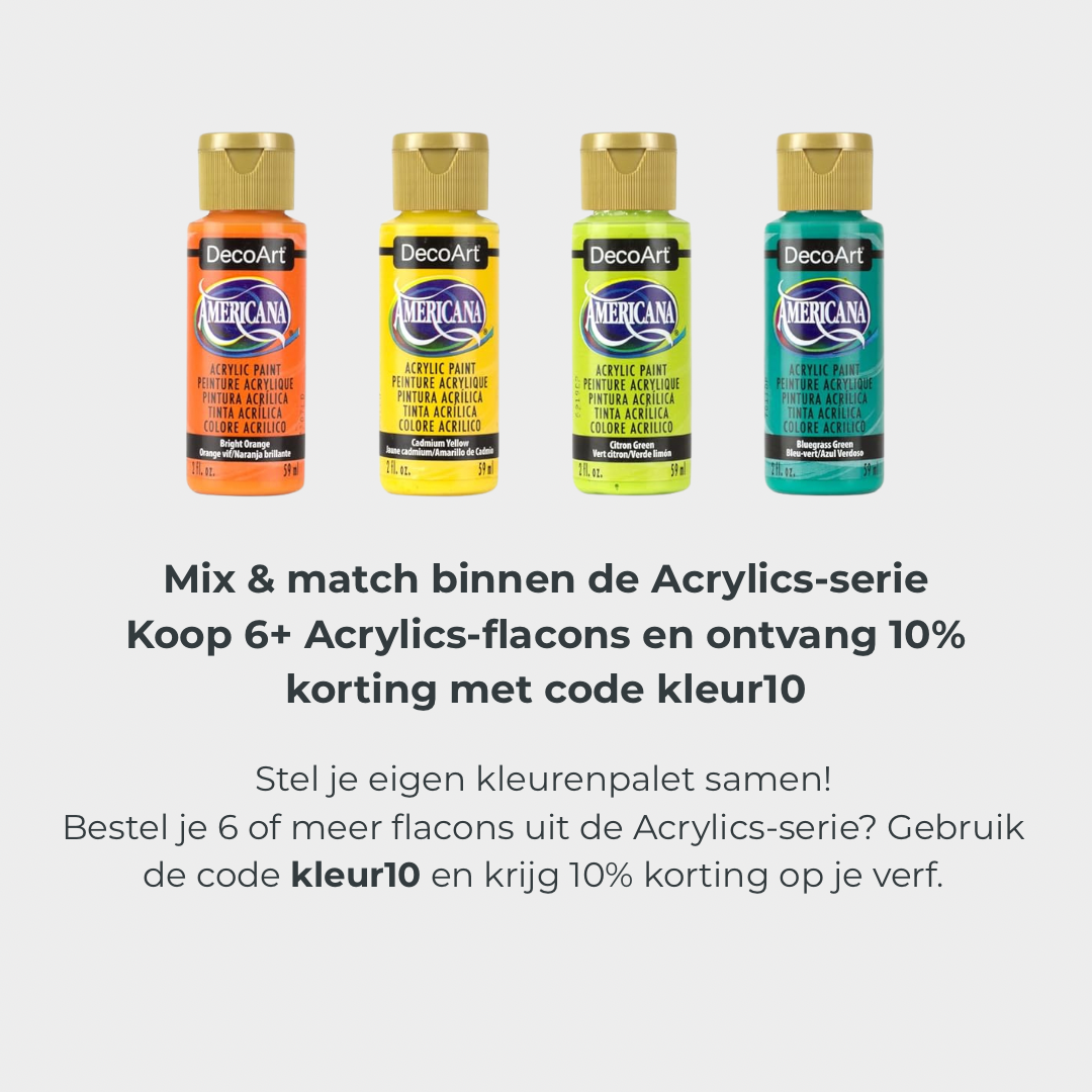 Aanbieding bundelkorting DecoArt Americana acrylverf