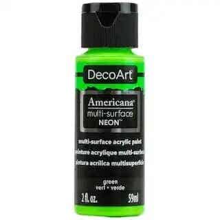 DecoArt Americana Multi-surface Neon Green