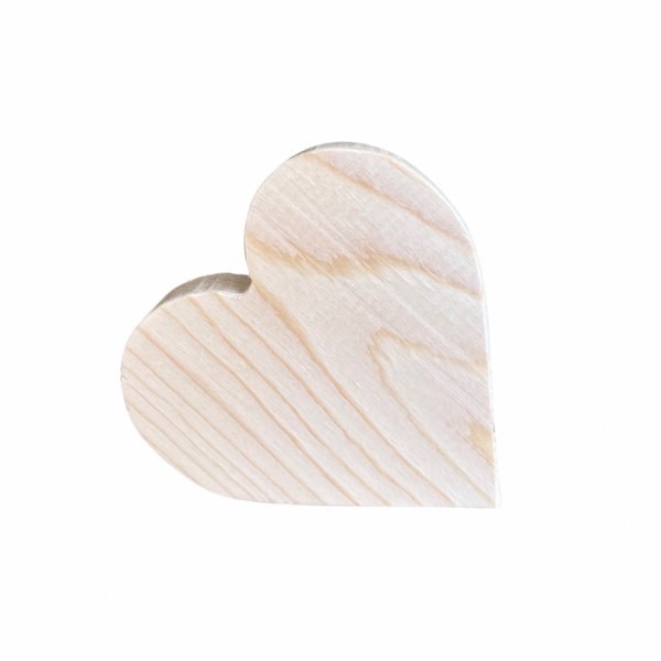 Houten hart klein
