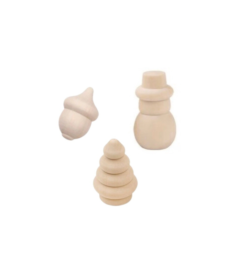 Houten figuren om te schilderen