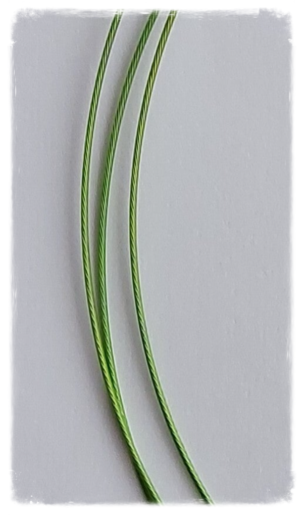 Spang / ketting met magneetsluiting - 46 cm - Grasgroen