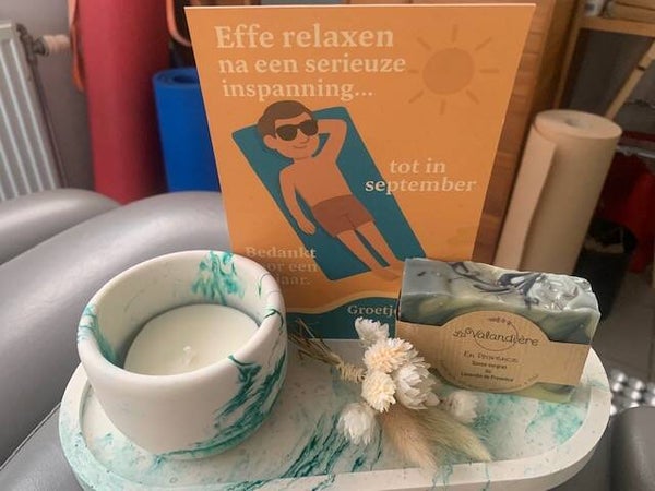 geschenkpakketje bedankt Juf