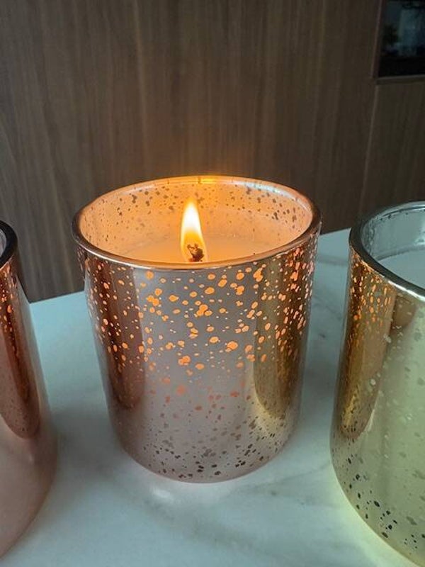 Geurkaars goud of amber 220ml