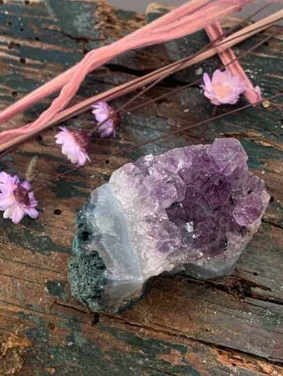 Ruwe amethist 35gr