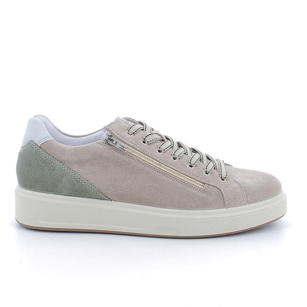 Igi & co. Sneakers da uomo beige con zip
