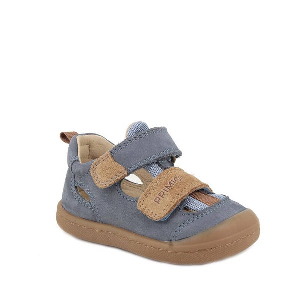 Primigi Sandali da bambino blu e marrone con strap 8051137901083