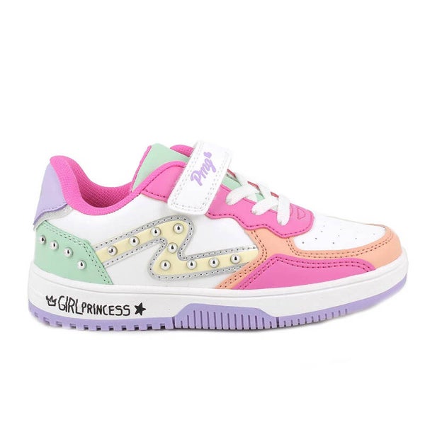 Primigi Sneakers da bambina fuxia e bianco con strap