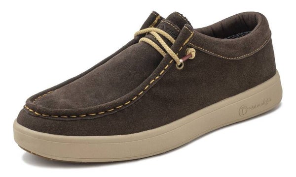 Natural world scarpa impermeabile da uomo marrone