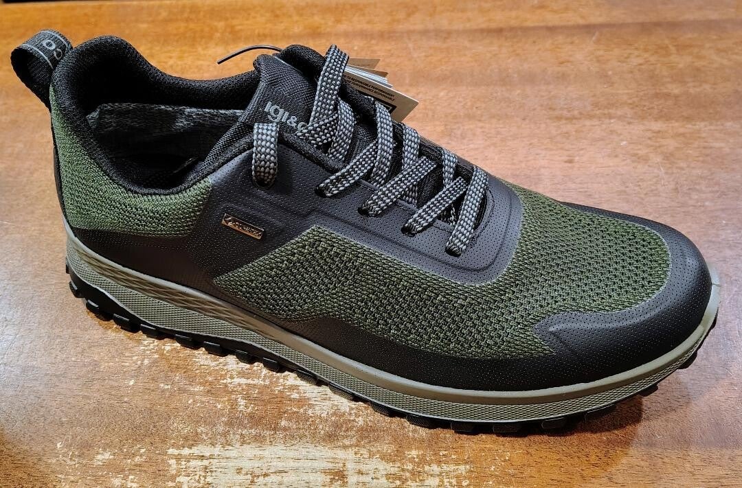 Igi & co. Sneaker uomo in tessuto tecnico nero/verde in Gore-tex