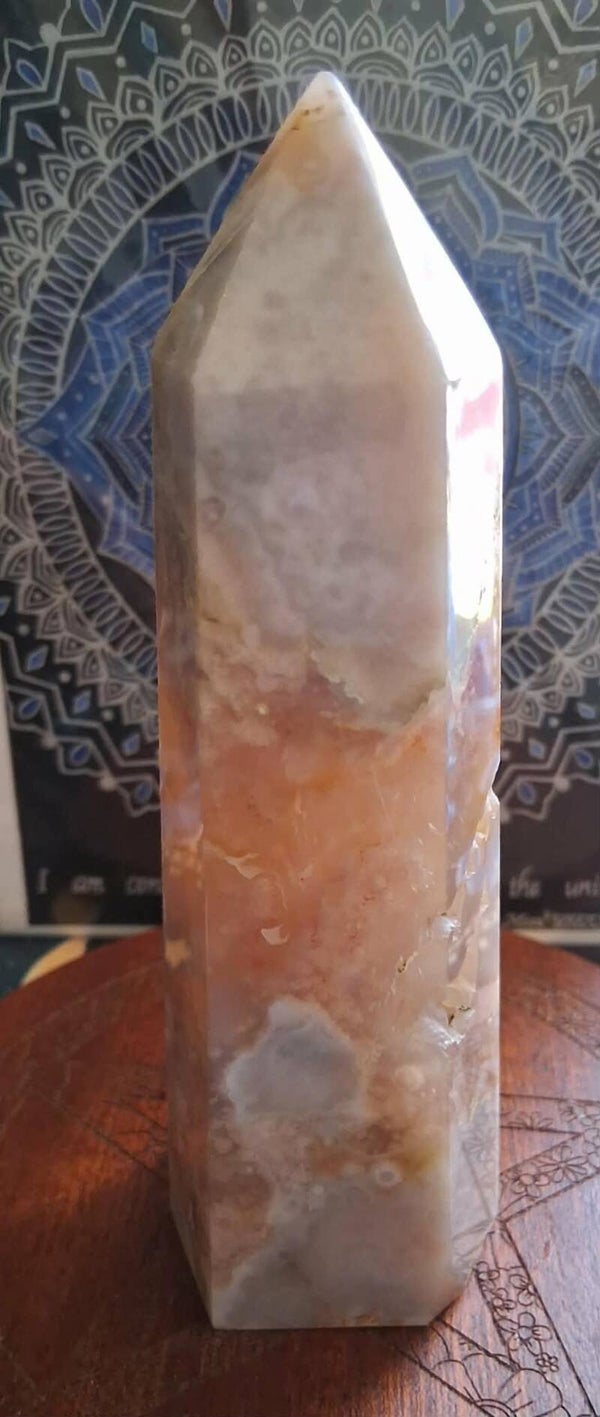 Pink Amythyst Druzy Tower