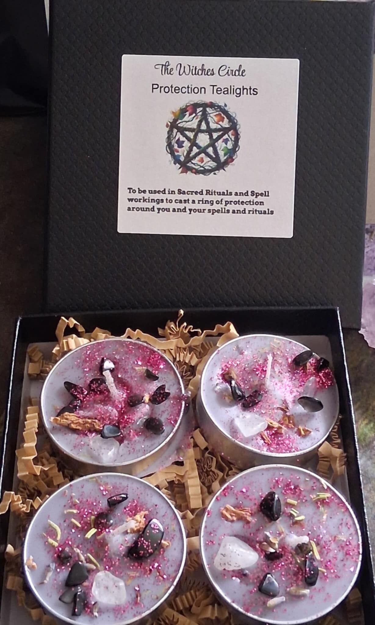 The Witches Circle Tealight Spell and Ritual Candles