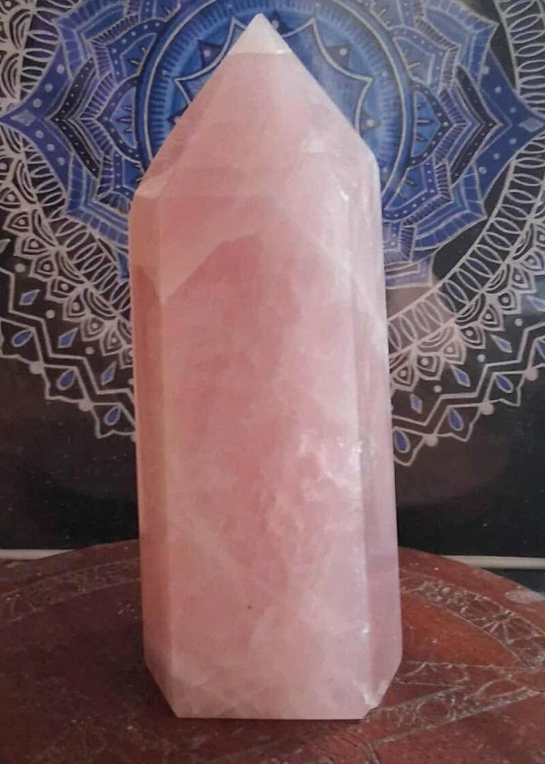 Rose Quartz Large Point