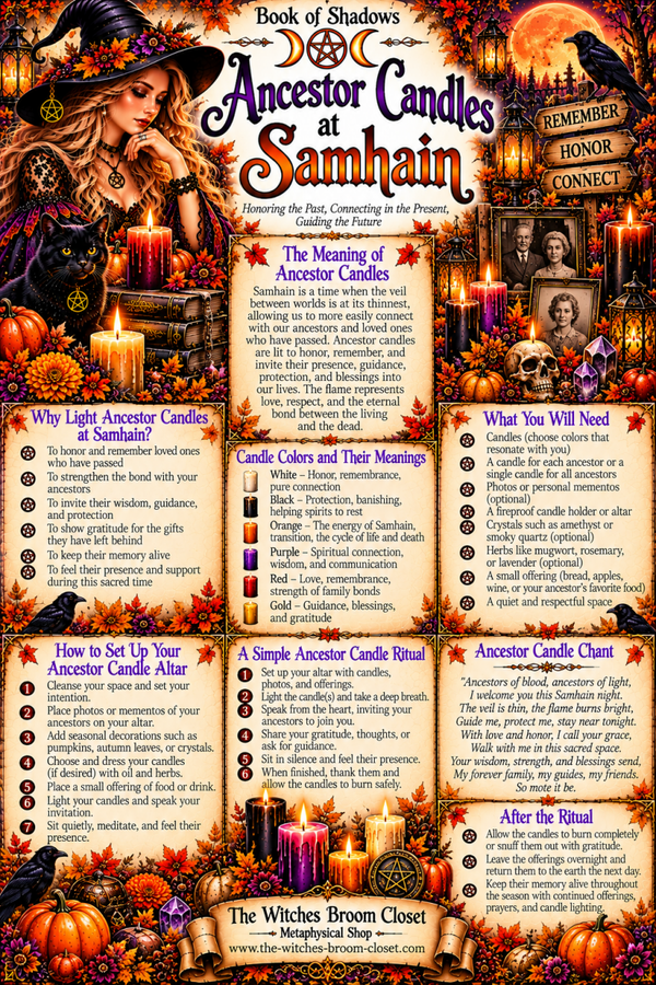 Ancestor Candles at Samhain