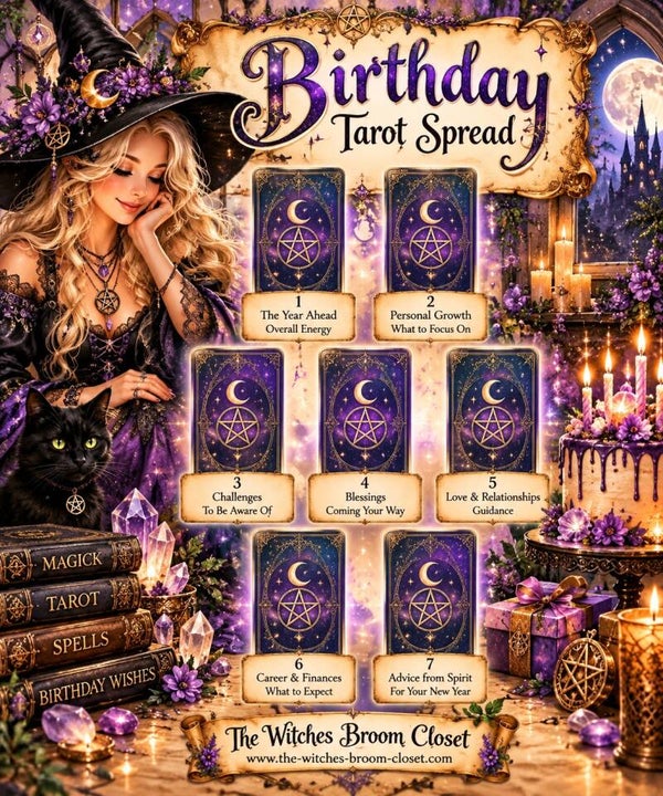 Birthday Tarot Spread Delivered by USPS