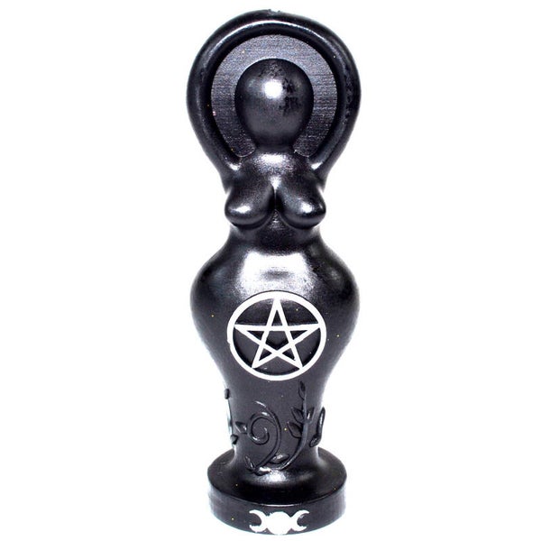 5 1/2" Black Goddess candle