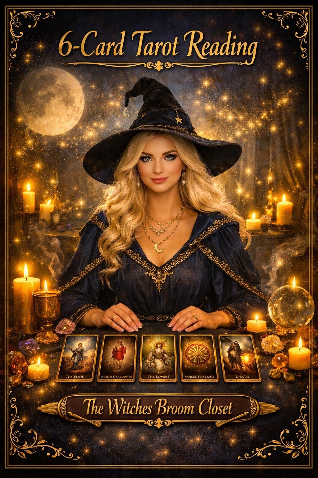 6 month Tarot Reading (mailed usps)