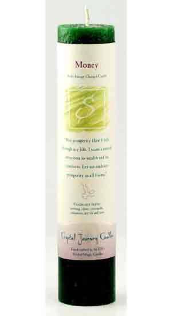 Money Pillar Charged Reki Candle