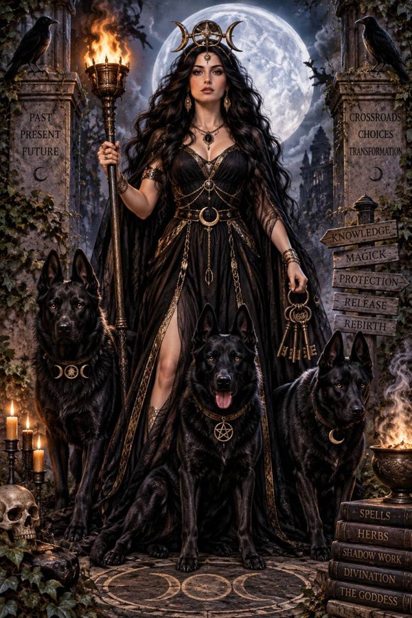 Goddess Hecate Digital Art Photo