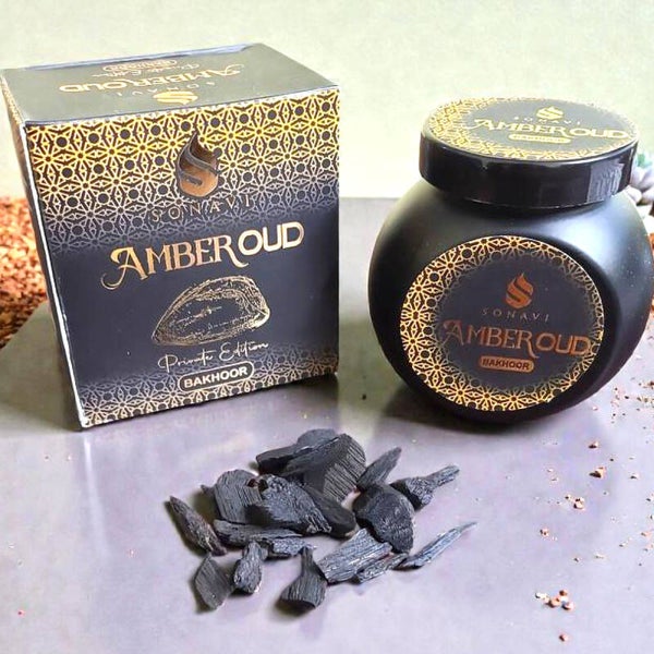 40gms Amber Oud Sonavi Bakhoor incense chips