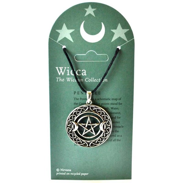 Pentacle pewter Necklace