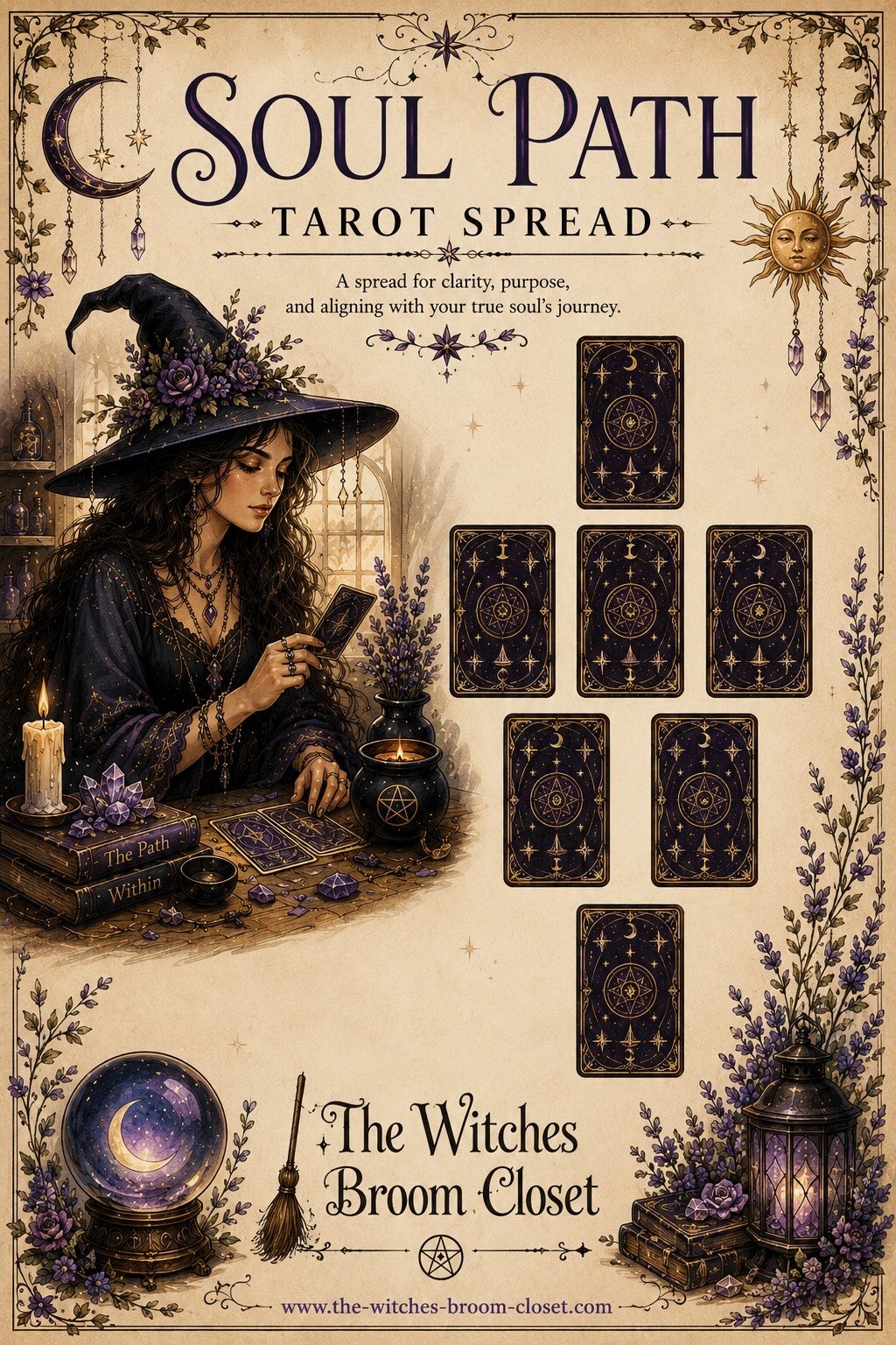 7 card Soul Path Tarot Reading (Delivered by USPS)