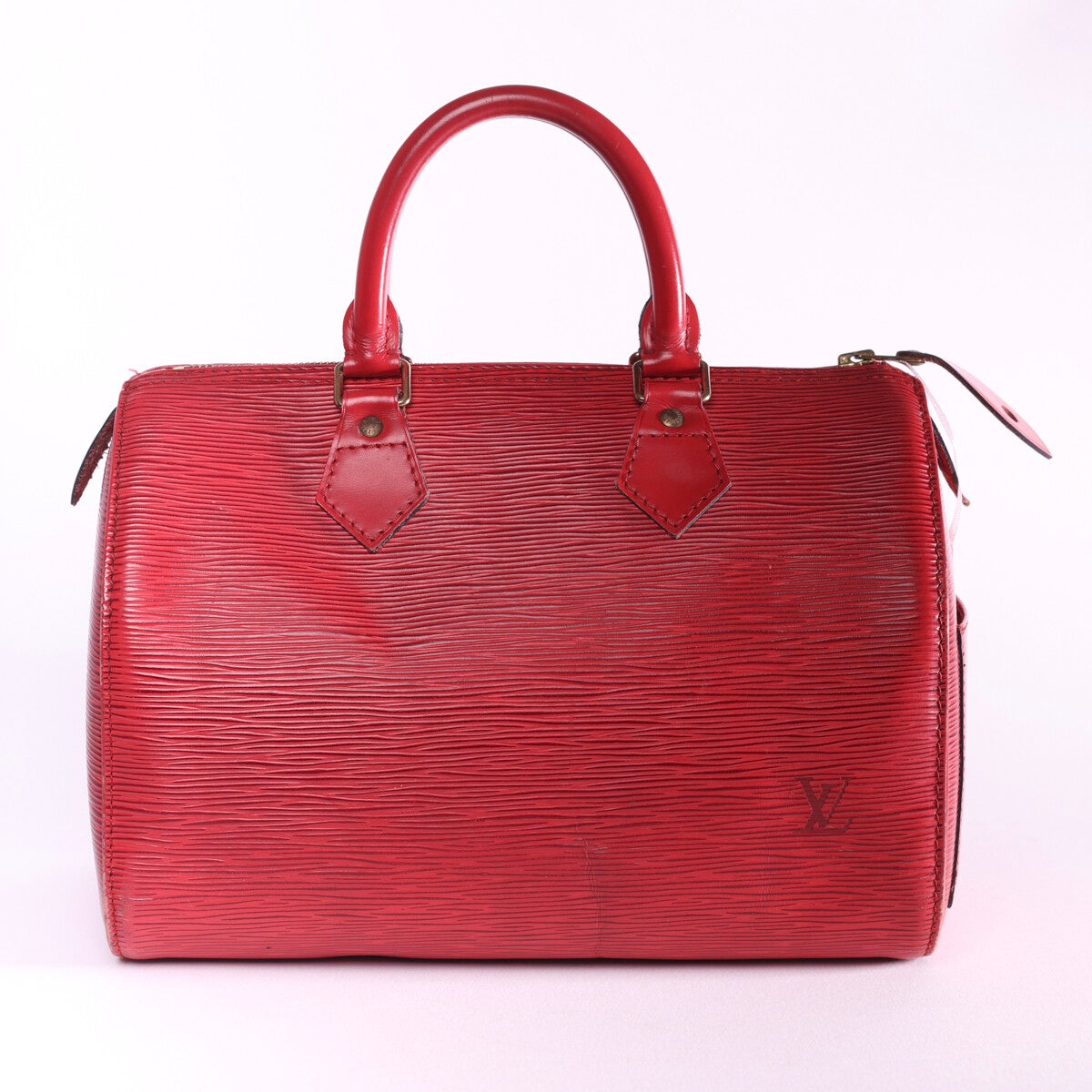 Louis Vuitton Speedy 25 Epi Castilian Red Leather Bag