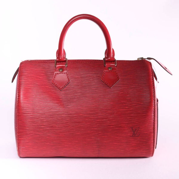 Louis Vuitton Speedy 25 Epi Castilian Red Leather Bag