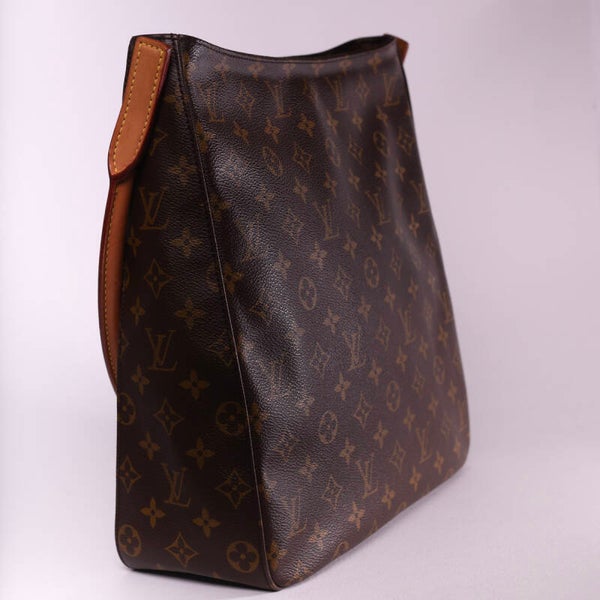 LOUIS VUITTON Looping MM Shoulder Bag Monogram Leather