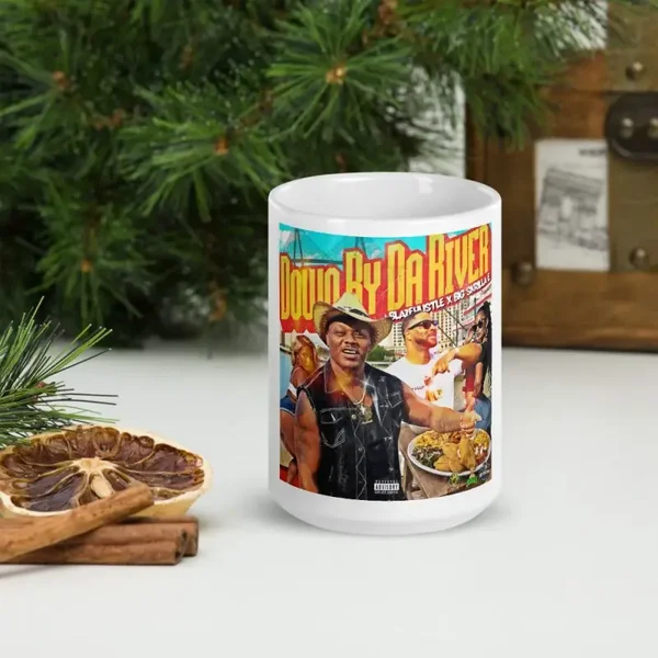 Down By Da River mug