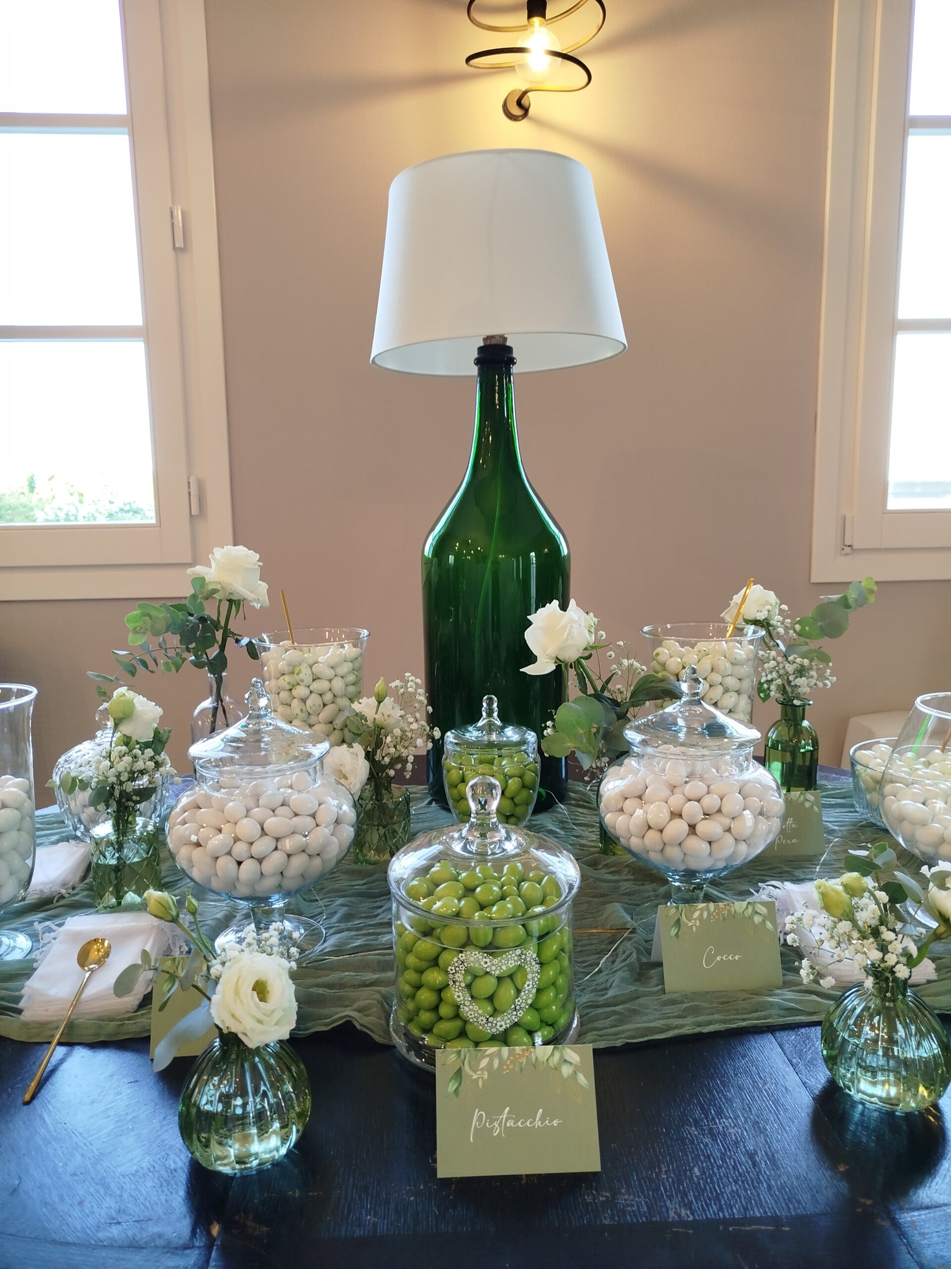 allestimento confettata matrimonio