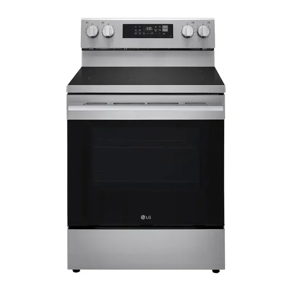 Cuisinière électrique LG avec technologie Air Fry et fonction EasyCleanMD – LREN6323YE