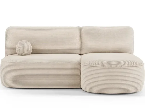 Canapé d’angle convertible avec coffre, idéal petit espace – Châtelet