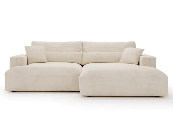 Canapé d'angle avec grand méridienne Haussmann