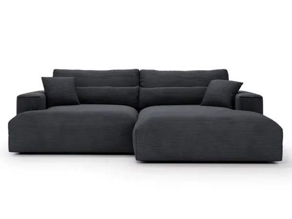 Canapé d'angle avec grand méridienne Haussmann