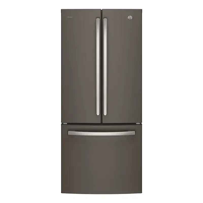 GE Profile Réfrigérateur 20,8 pi3 30 po Ardoise Congélateur en bas, Portes françaises - PNE21NMLKES