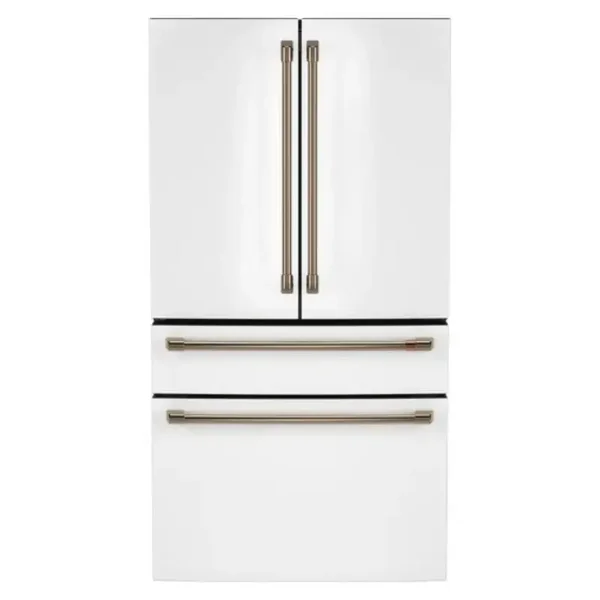 CAFE Réfrigerateur 23,2 pi3 36 po Blanc Portes françaises - CJE23DP4WW2