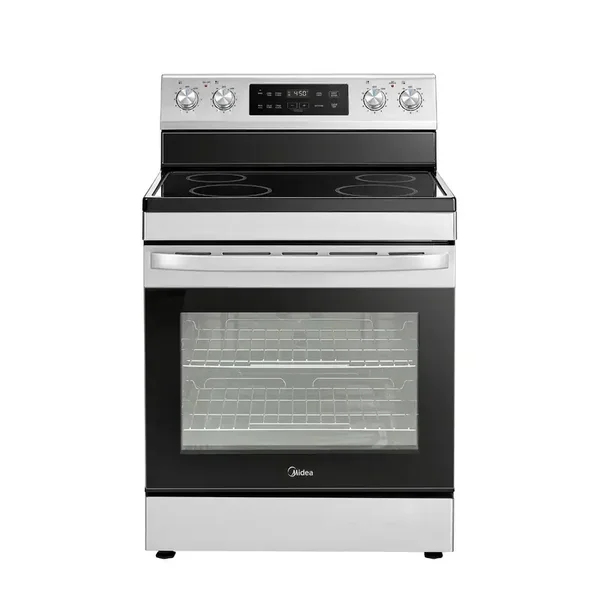 Midea Cuisinière Acier inoxydable 30" Électrique Vitrocéramique - MER30B14ASTC
