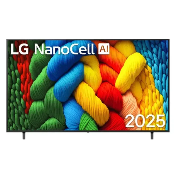 Téléviseur intelligent LG NanoCell AI NANO80 4K de 65 po (2025) - Modèle 65NANO80AUA