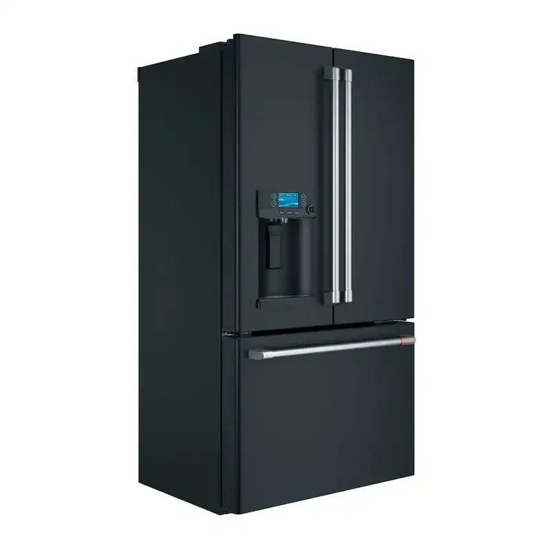 CAFE Réfrigérateur 22,1 pi3 36 po Noir Congélateur en bas, Portes françaises - CYE22TP3MD1 Code 042357