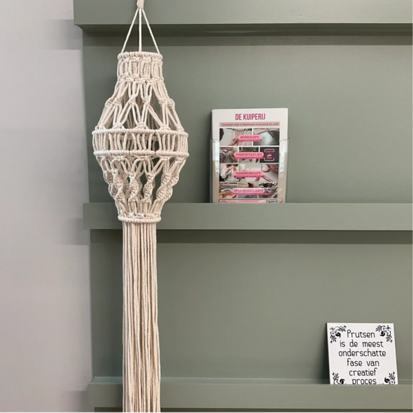 Workshop Macramé lantaarn Zo. 12 juli 2026 13.30-16.30 uur