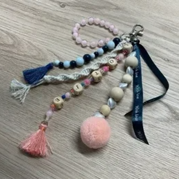 Vrolijke sleutelhanger  (vanaf 6 jaar)