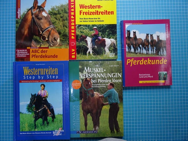 Verkaufe hier 5 gebrauchte Bücher aus dem Pferdesport