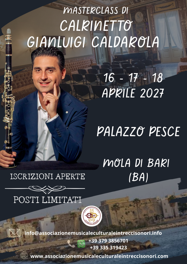 ISCRIZIONE MASTERCLASS GIANLUIGI CALDAROLA