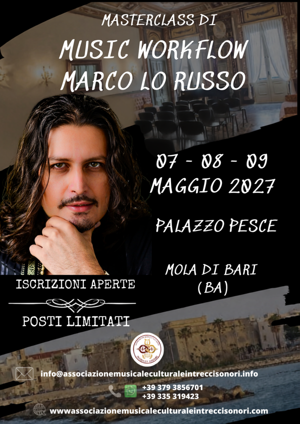 ISCRIZIONE MASTERCLASS MARCO LO RUSSO