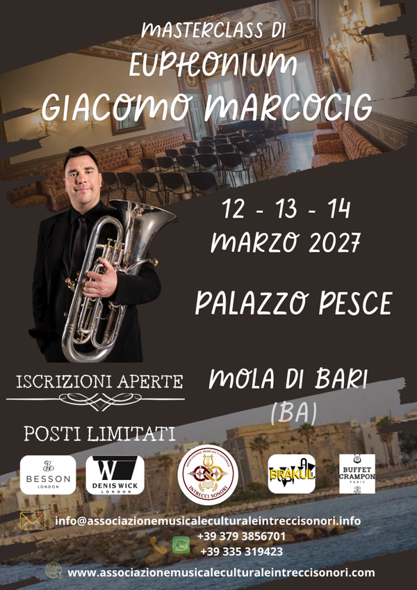 ISCRIZIONE MASTERCLASS MARCO PACASSONI